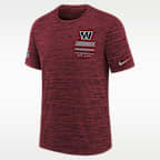 Washington Commanders Sideline Team Issue Velocity Big Kids' Nike Dri-FIT NFL T-Shirt