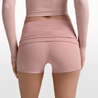 NikeSKIMS Matte Women's 3" Fold-Over Waistband Shorts