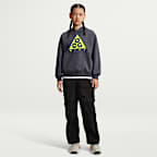 Sudadera con gorro de tejido Fleece para niños talla grande Nike ACG