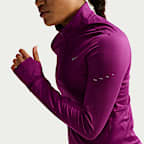 Playera de correr Dri-FIT UV de cierre de 1/4 para mujer Nike Swift