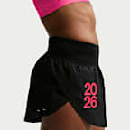 Nike Flow After Dark Tour Women's Mid-Rise Brief-Lined Running Shorts