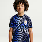 Uruguay Big Kids' Nike Dri-FIT Soccer Pre-Match Short-Sleeve Top