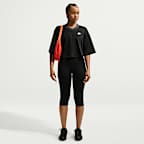 Jersey de malla cropped oversized Heritage para mujer Nike Sportswear