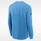 Tennessee Titans Sideline Team Issue Men's Nike Dri-FIT NFL Long-Sleeve T-Shirt