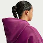 Sudadera con gorro sin cierre oversized para mujer Nike Studio Fleece Medium Weight
