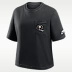 Pittsburgh Steelers Rewind Pocket Boxy Women's Nike NFL T-Shirt