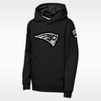 New England Patriots Salute to Service Sideline Club Big Kids' Nike NFL Pullover Hoodie