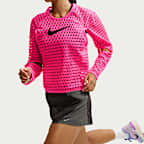 Nike Radical AirFlow After Dark Tour Women's Aero-FIT Long-Sleeve Cropped Running Top
