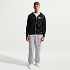 Sudadera con gorro de tejido Fleece de cierre completo para hombre Nike Club