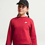 Sudadera para niños talla grande Nike Sportswear Club Fleece