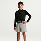 Shorts de tejido Fleece Dri-FIT para niño talla grande Nike Pro