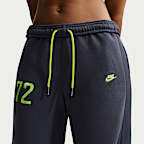 Nike Studio Fleece Medium Weight Women's Mid-Rise Wide-Leg Trousers