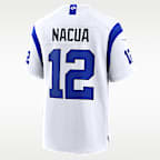 Jersey Nike de la NFL Game para hombre Puka Nacua Los Angeles Rams