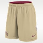 Shorts reversibles universitarios Nike Dri-FIT para hombre Florida State Courtside