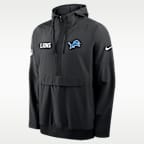 Detroit Lions Alt Option Route Anorak Men's Nike NFL 1/2-Zip Hooded Jacket