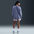 Sudadera de cuello redondo holgada para mujer Nike Sportswear Club Fleece
