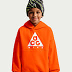 Sudadera con gorro de tejido Fleece para niños talla grande Nike ACG