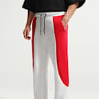 Nike Tech Men's Colour-Block Open-Hem Fleece Trousers