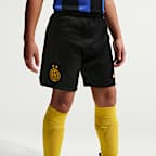 Inter Milan 2026/27 Stadyum İç Saha Nike Dri-FIT Genç Çocuk Futbol Taraftar Şortu