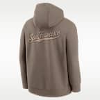 San Francisco Giants Fashion Hemp Club Men's Nike MLB Pullover Hoodie