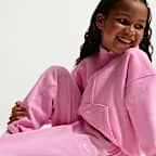 Nike Sportswear Little Kids' Studio Fleece Loose Pants