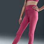 Nike One Big Kids' (Girls') Dri-FIT High-Waisted Leggings