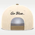 Gorra universitaria Nike ajustable con estructura A-Frame para hombre Michigan Legacy Rise