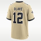 Chris Olave New Orleans Saints Big Kids' Nike NFL Game Jersey