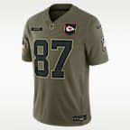 Jersey Nike Dri-FIT Limited de la NFL para hombre Travis Kelce Kansas City Chiefs Salute to Service