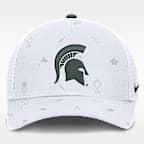 Michigan State Country Club Golfin' Rise Men's Nike College Trucker Adjustable Hat