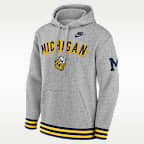 Michigan Legacy Retro Men’s Nike College Pullover Hoodie