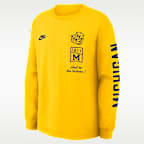 Michigan Legacy Men's Nike College Long-Sleeve T-Shirt