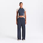 NikeSKIMS Matte Shine Mix Women's Short-Sleeve Crop Top