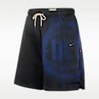 Shorts de básquetbol de tejido Fleece para hombre Detroit Pistons Standard Issue
