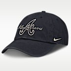 Gorra Nike de la MLB ajustable para hombre Atlanta Braves Statement Club