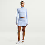 Nike Sportswear Chill Knit Women's Tight Quarter-Zip Long-Sleeve Ribbed Top (Plus Size)