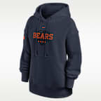 Sudadera con gorro sin cierre Nike de la NFL oversized para mujer Chicago Bears Rivalries Collection Phoenix