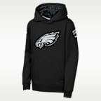 Philadelphia Eagles Salute to Service Sideline Club Big Kids' Nike NFL Pullover Hoodie