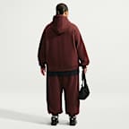 Nike Studio Fleece Medium Weight Pantalón oversize de talle alto con bajos elásticos - Mujer (tallas grandes)