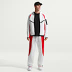 Nike Tech Men's Colour-Block Open-Hem Fleece Trousers