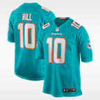 Maillot de football américain NFL Miami Dolphins (Tyreek Hill) pour homme