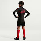 Stickade fotbollsshorts Paris Saint-Germain Strike Nike Dri-FIT för ungdom