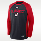 Washington Nationals Authentic Collection Men's Nike Dri-FIT Pullover Crew
