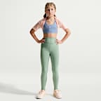 Nike One Older Kids' (Girls') Dri-FIT High-Waisted Leggings