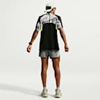 Haut de running à manches courtes imprimé Nike Dri-FIT pour homme