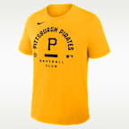 Playera Nike Dri-FIT de la MLB para hombre Pittsburgh Pirates Authentic Collection Early Work