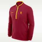 USC Victory Men's Nike Dri-FIT College 1/2-Zip Long-Sleeve Top