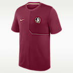 Florida State Sideline Coach Men's Nike Dri-FIT College Top