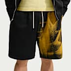 Los Angeles Lakers Standard Issue Nike Men's Fleece Basketball Shorts