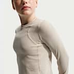 ナイキ MAVN ガールズ Dri-FIT リブ ロングスリーブ トップ